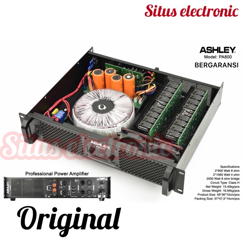 power ashley pa800 original power 2 channel ashley pa 800 power 2000watt