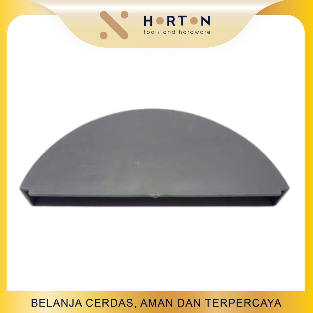 Tutup Talang Air Setengah Lingkaran PVC 6 Inch / Tutup Talang 6"