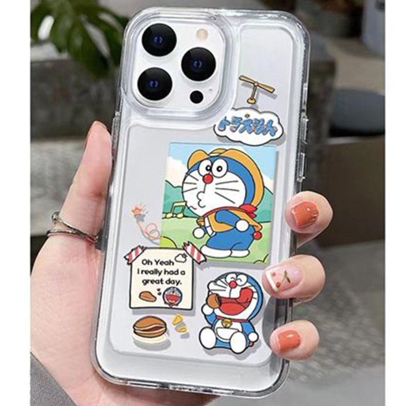 Soft Case Silikon TPU Transparan Motif Kucing Untuk IPhone 14 13 12 Pro Max 11 XS XR X 8 7 6S Plus