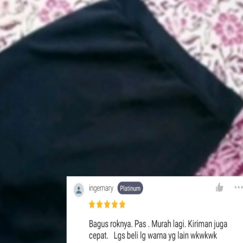 Rok Span pendek fashion kantor muat untuk ukuran Size M L XL