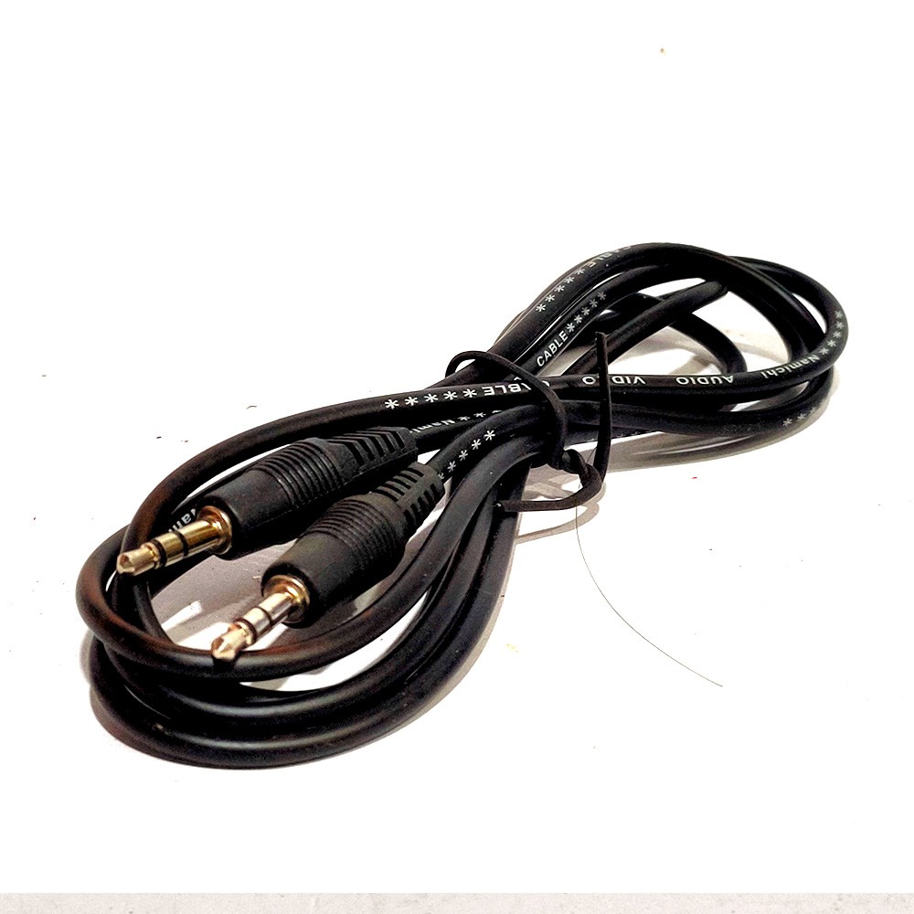 KABEL AUX AUDIO 3.5MM KONEKTOR 1 IN 1 SPEKER HP / COLOKAN MUSIK MOBIL