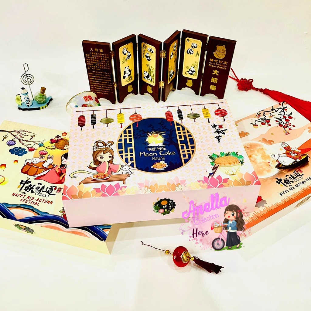 

Box Mooncake / Box sekat isi 6 lobang / Box Mid Autum Festival