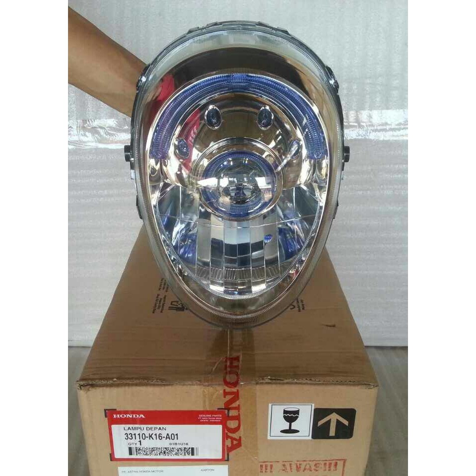 LAMPU DEPAN SCOOPY FI 33110-K16-A01 ORIGINAL HONDA
