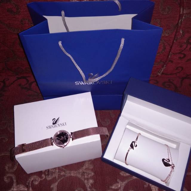 Set swan swarovski