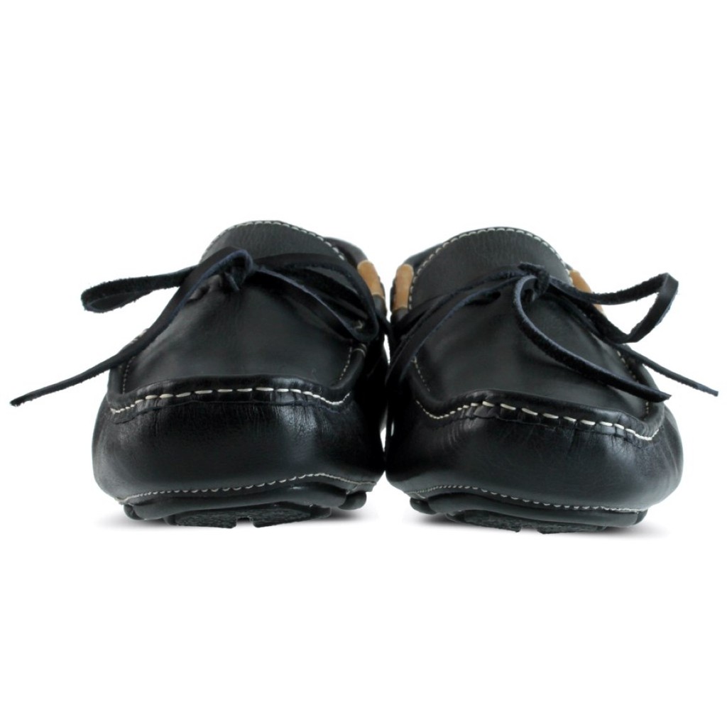 SEPATU MOCCASIN PRIA BLACK 39 sd 43 GF4101 GF