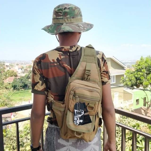 Tas selempang sling bag camo import premium SK 184