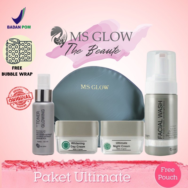 MS GLOW PAKET WAJAH/MS GLOW PAKET WAJAH ORIGINAL/ MS GLOW PAKET WAJAH ULTIMATE
