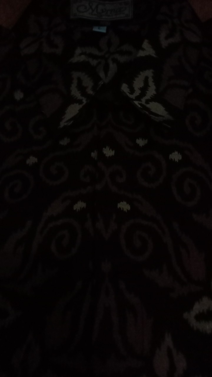 Batik Myrna - Kemeja Batik Atasan Pria Lengan Panjang Atasan Motif Songket Coklat