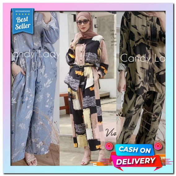 Setelan Pakaian Model Lengan Pendek Setelan Angnesca Setelan Wanita Oneset Daily Wanita Rayon Premiu