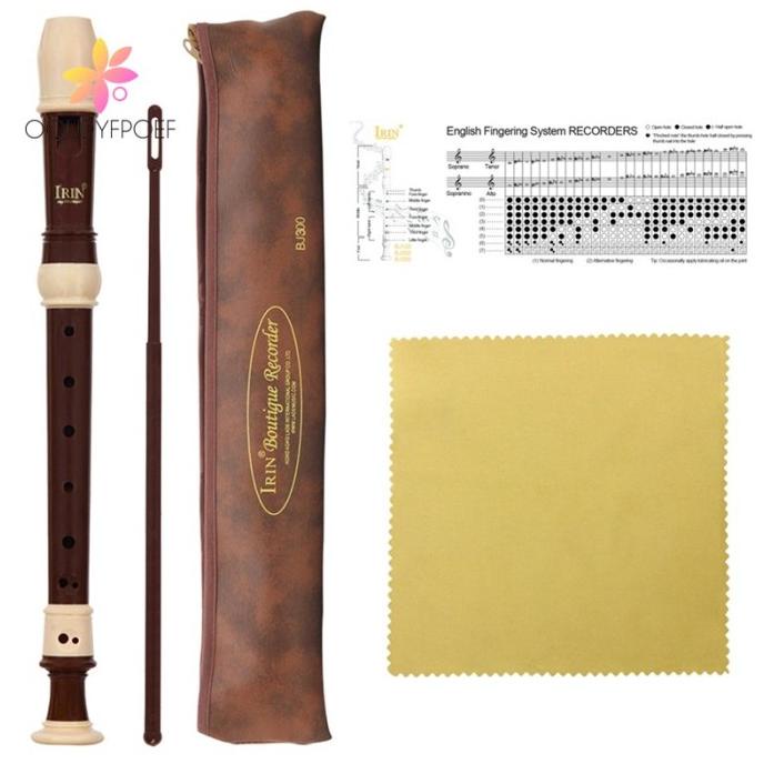 Irin Abs Recorder Soprano Clarinet Long Flute Baroque Recorder