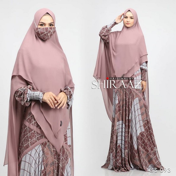 SHIRAAZ GS-093 set gamis syari by SHIRAAZ