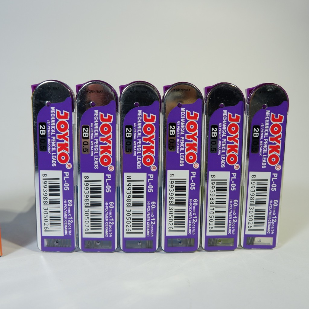 

ISI PENSIL MEKANIK / REFILL MECHANICAL PENCIL LEAD JOYKO 2B PL - 05 | ALHAZEN_BS