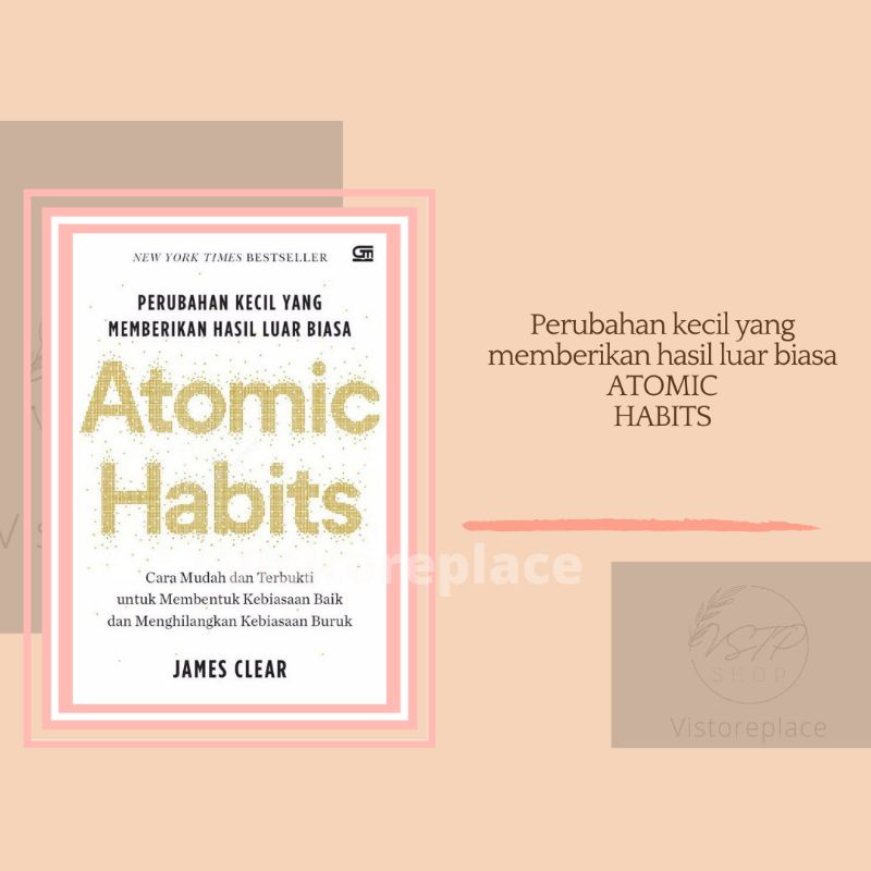 Buku Atomic Habits by james clear