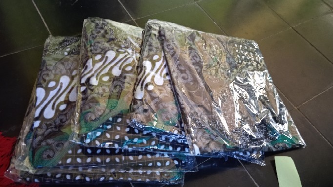 Kemeja Batik Pria Lengan Panjang Size M L Xl Xxl Bswart Batik Treddy Seragam Hem Panjang Padi