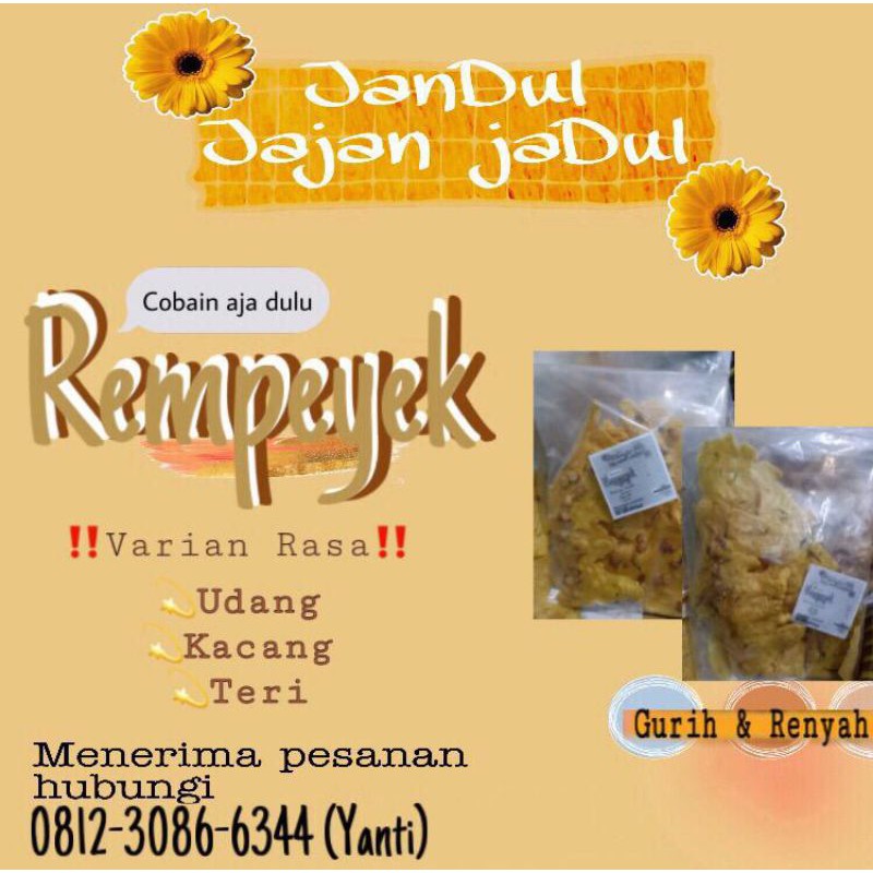 

rempeyek jandul