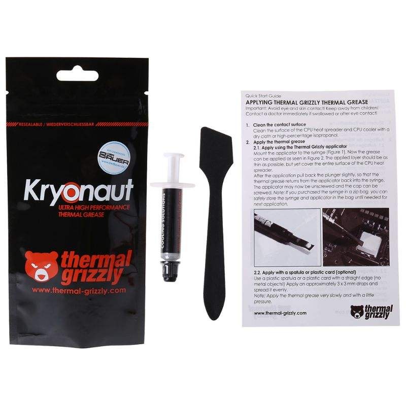 Thermal Paste Grizzly Kryonaut 1 Gram untuk CPU GPU Processor