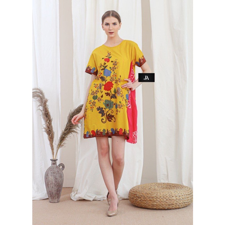 DRESS BATIK WANITA TERBARU  DISHOPEE