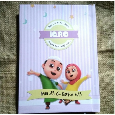 IQRO JUZ AMMA ANAK CUSTOME NAMA SOFT COVER DAN HARD COVER