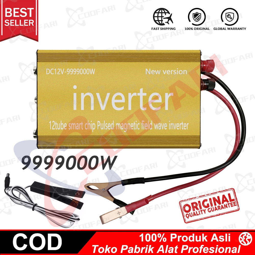 Inverter Ultrasonik 9999000W 12V Daya Tingi, Mesin Penyetrum Penangkap Ikan Elektronik Daya Tinggi