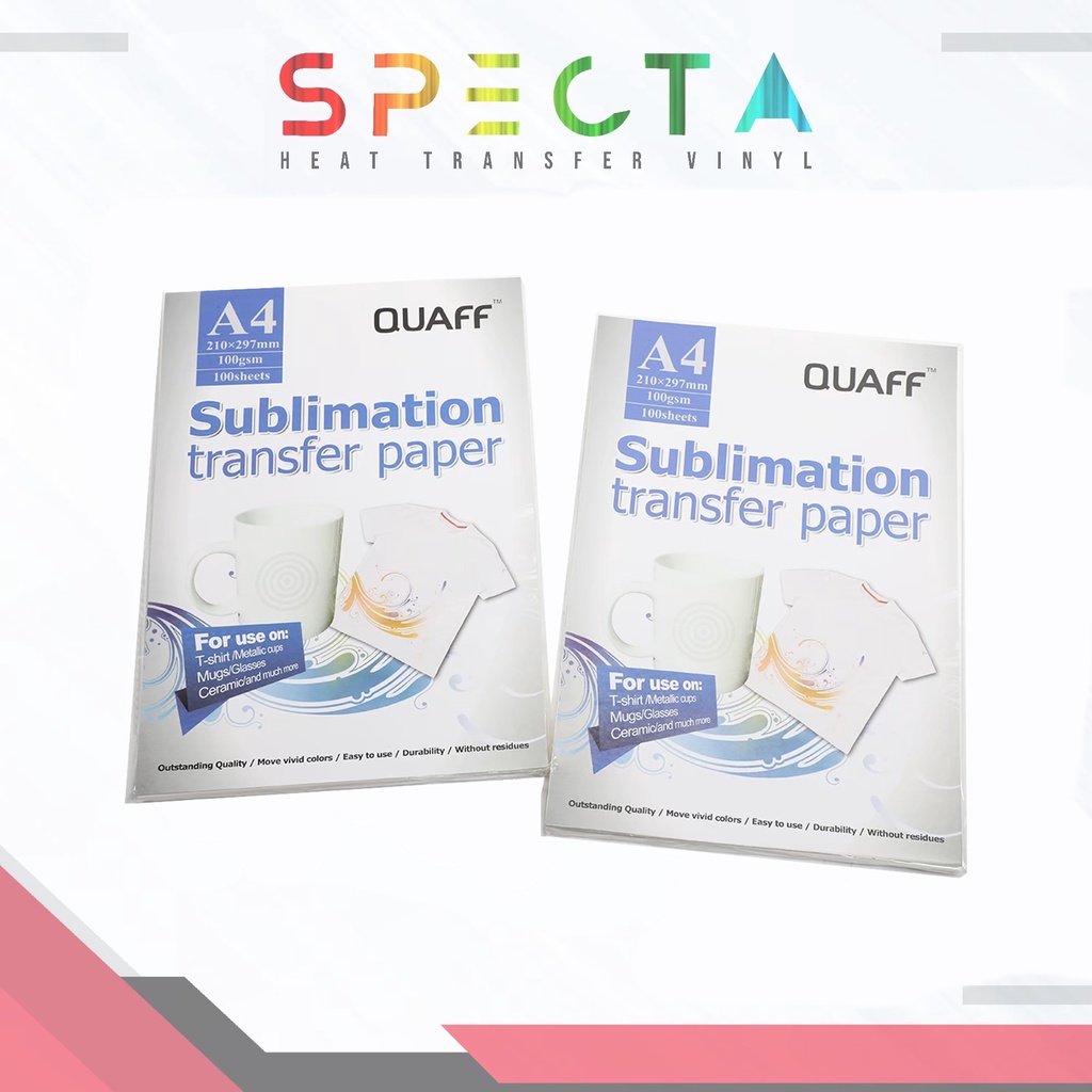 SPECTA SUBLIMATION TRANSFER PAPER A4 | KERTAS SUBLIM A4 KAOS,MUG,ASBAK