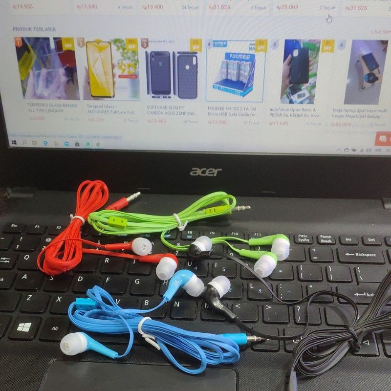 HEADSET JBL KABEL SUARA OKE OCE..