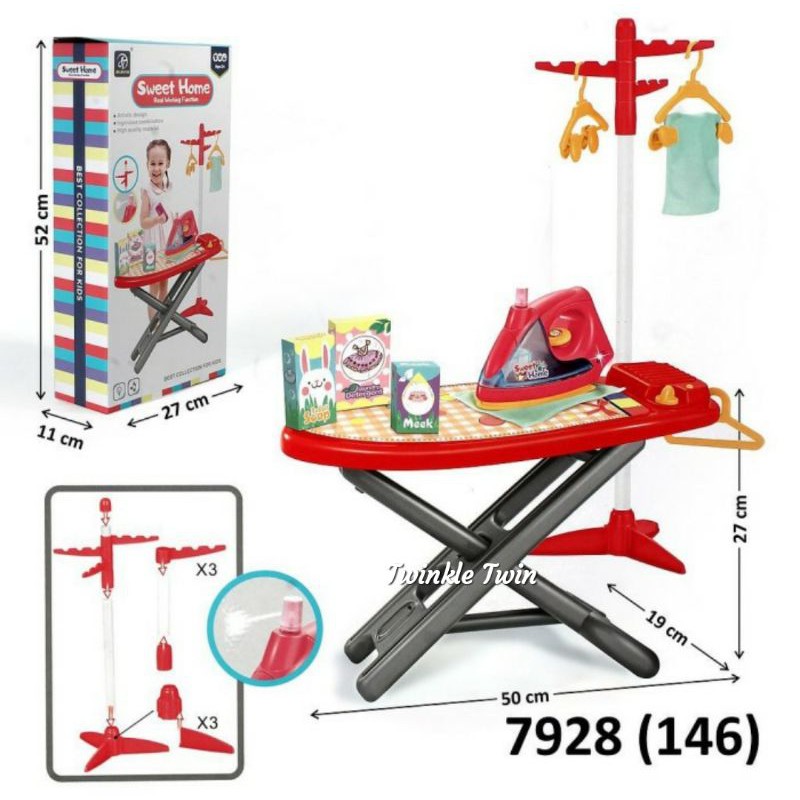 Mainan Edukasi Anak Perempuan Meja Setrika/ Sweet Home Set