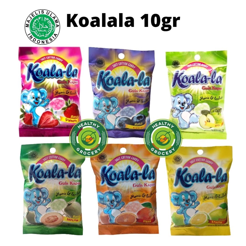 Koala-La / Koalala Soft Cotton Candy 10gr / koala / Permen Gula Kapas ALL VARIAN