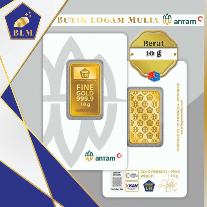 Logam Mulia Antam 10 gram