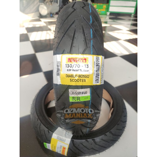 Ban Pirelli Diablo Rosso Scooter 130/70-13 (Ban Belakang Nmax, ADV, & PCX 160)