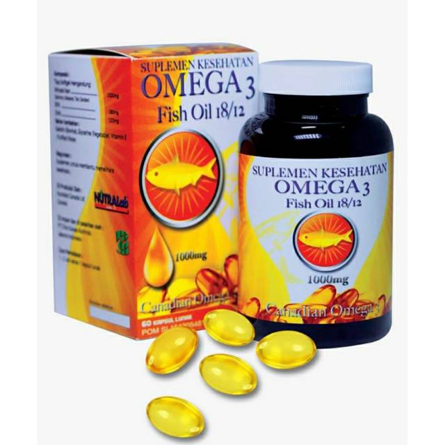 NEW Omega 3 fish oil 18/12 (original) || Suplemen Kesehatan || BALI