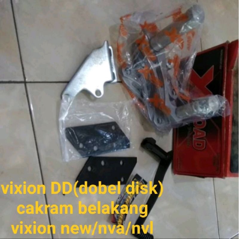 underbone postep gantung VIXION DD Double disk NEW NVA NVL x road