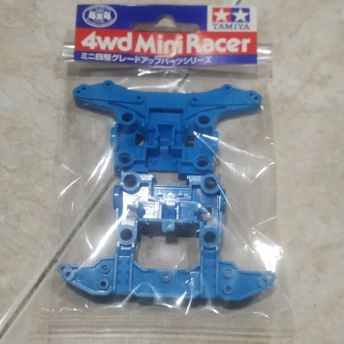 Hanya Disini] Chassis Ms N / T Unit Suspensi Tamiya - Biru Muda