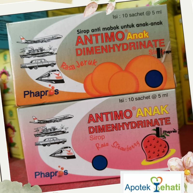 Antimo Anak / Antimo Cair / Antimo Sachet per Box Obat Anti Mabok
