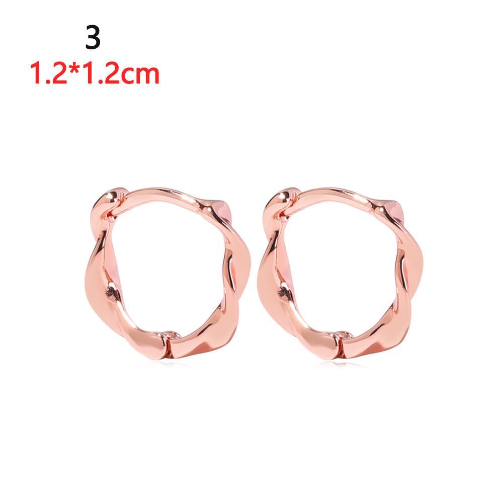 Suyo Anting Hoop Chic Pesta Fashion Hadiah Perhiasan Geometris