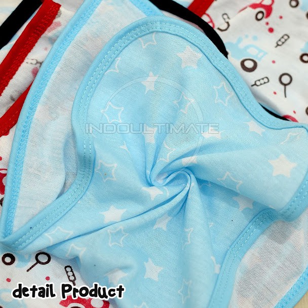 6 Pcs Popok Tali Bayi Seri [Ukuran M] Popok Kain bayi Popok Kain Tali Popok Bayi BY-6103-CD