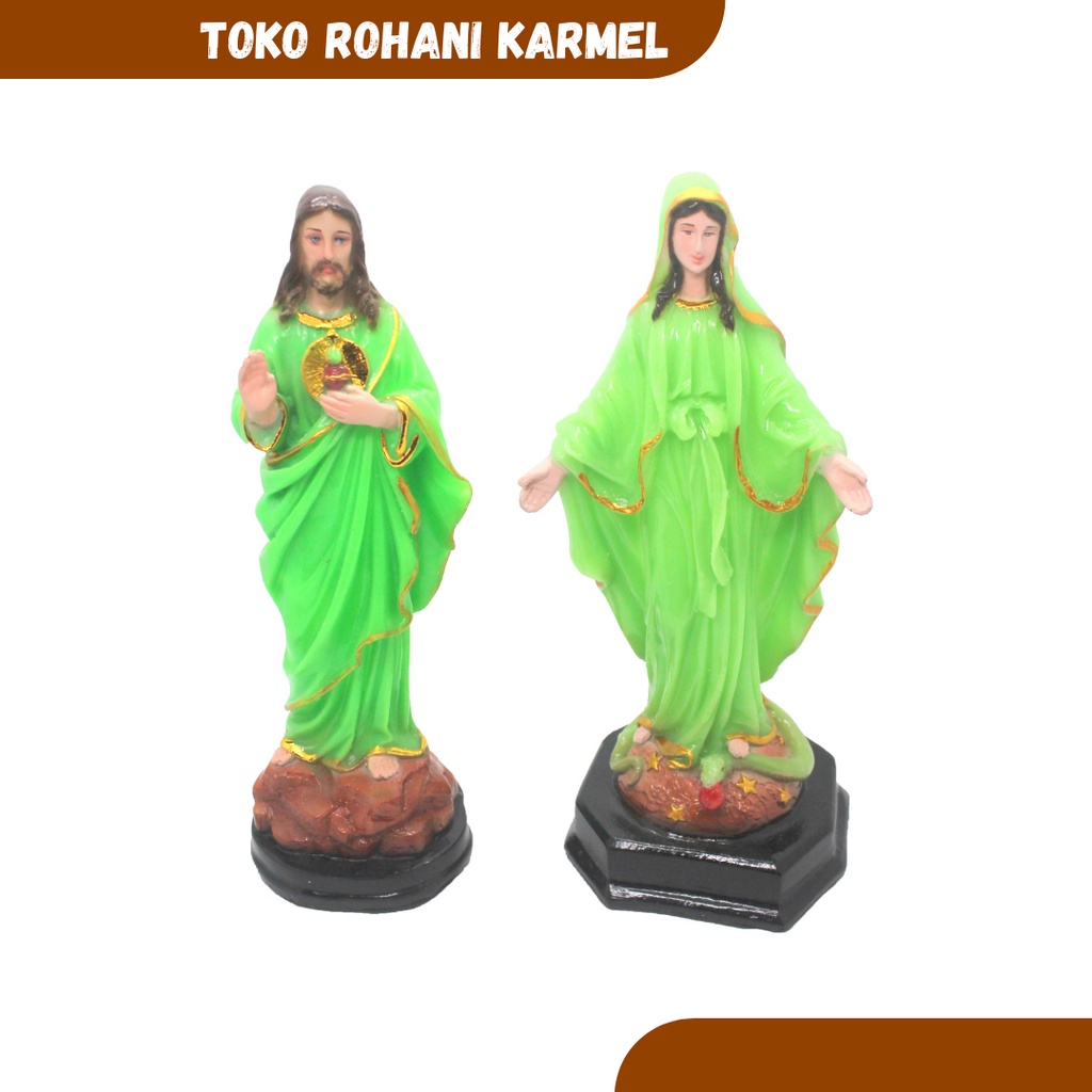 Murah PATUNG MARIA 25 CM FOSFOR (Glow in the Dark) / PATUNG BUNDA MARIA / PATUNG KATOLIK FOSPOR