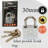 GEMBOK 30MM LEHER PENDEK MURAH ANTI MALING