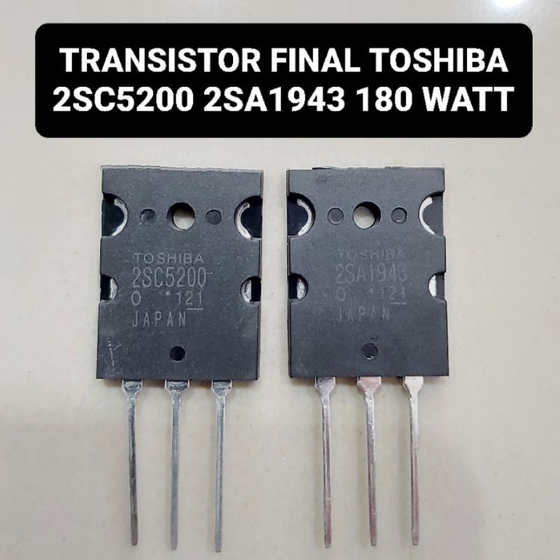 Transistor TR final toshiba c5200 a1943 original BARU