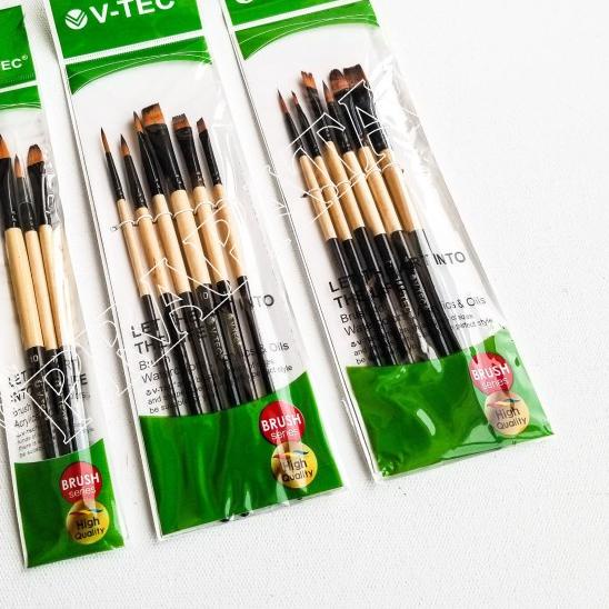 

Kuas Lukis V-TEC set 6 pcs A511/6 / V-TEC Paint Brush