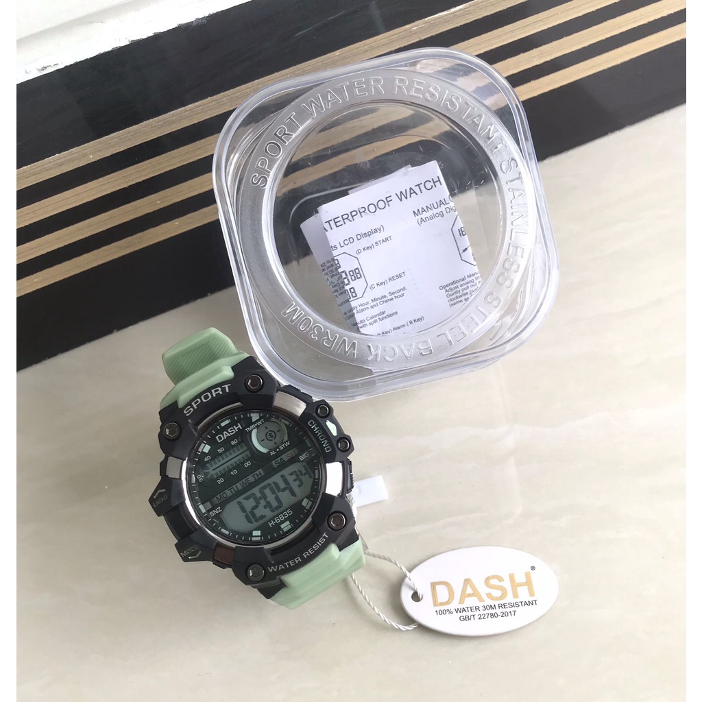 7.7 SALE JAM TANGAN SPORT DASH DIAMETER 4CM