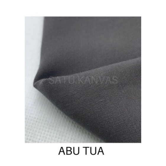 Kain Rayon Twill Polos (100%Rayon) PREMIUM-Abu Tua