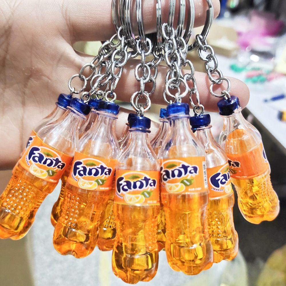 Lanfy Coke Kaleng Souvenir Hadiah Pernak Pernik Mobil Ransel Liontin Gantungan Kunci Keychain