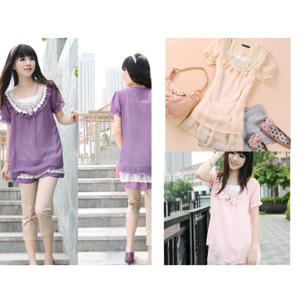 Setelan Blouse Import 192117