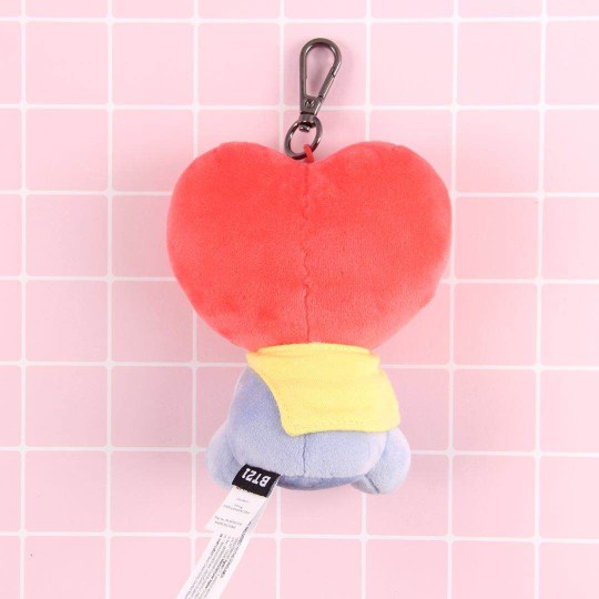 Ready Stock KPOP BTS BT21 Baby 12cm Seated Doll TATA COOKY CHIMMY KOYA SHOOKY MANG RJ Baby Plush Keychain-4