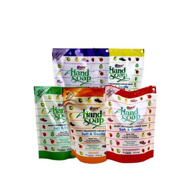 Yuri Hand Wash Refill 375ml