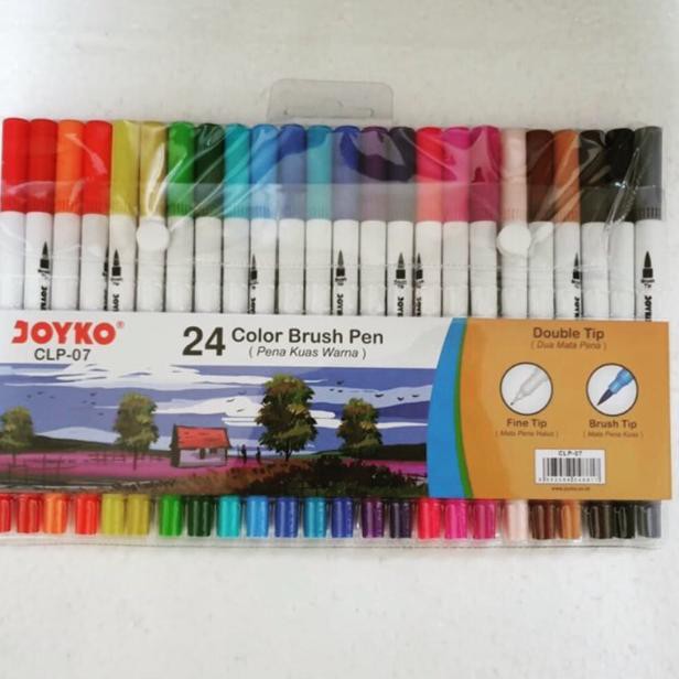 

Si4ap Kir1m,,Joyko 24 Color Brush Pen / Kuas dan Pen 24 warna Joyko Clp-07 Clp07 |Diskon...,.!