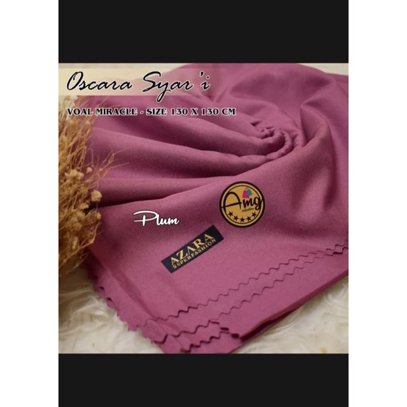 hijab segi empat syari  lasercut by azara