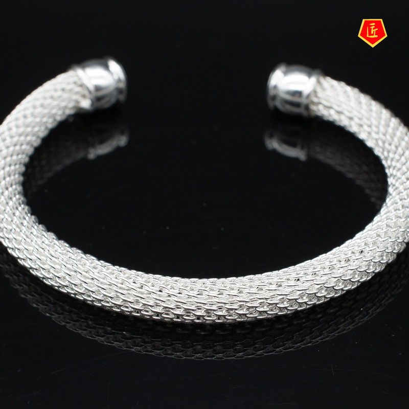 [Ready Stock]Korean Style Simple Fashion Silver Bracelet