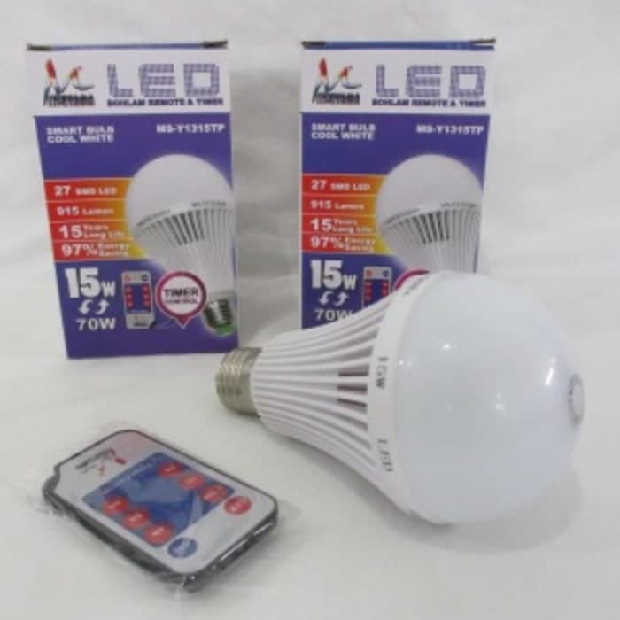 Bohlam Lampu Led Timer 15 Watt 15 W MS-Y1315TP Putih Terang