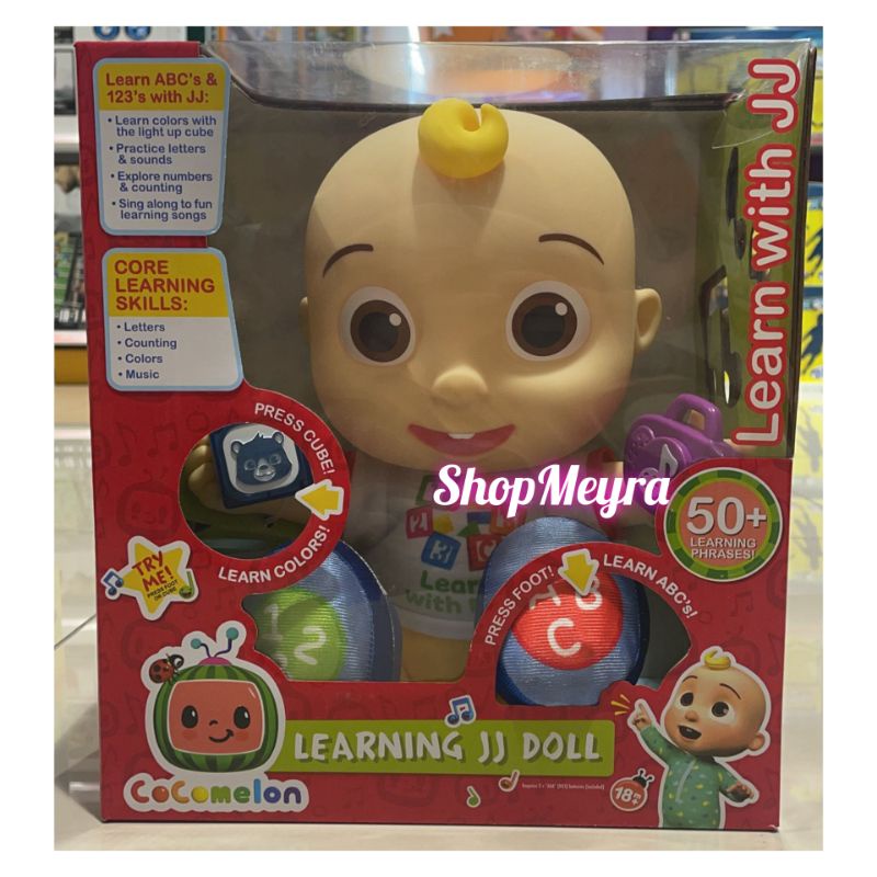 Cocomelon Learning JJ Doll Mainan Anak Impor Original